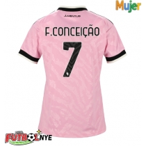 Camiseta Juventus Francisco Conceicao #7 Visitante Equipación para mujer 2026-27 manga corta